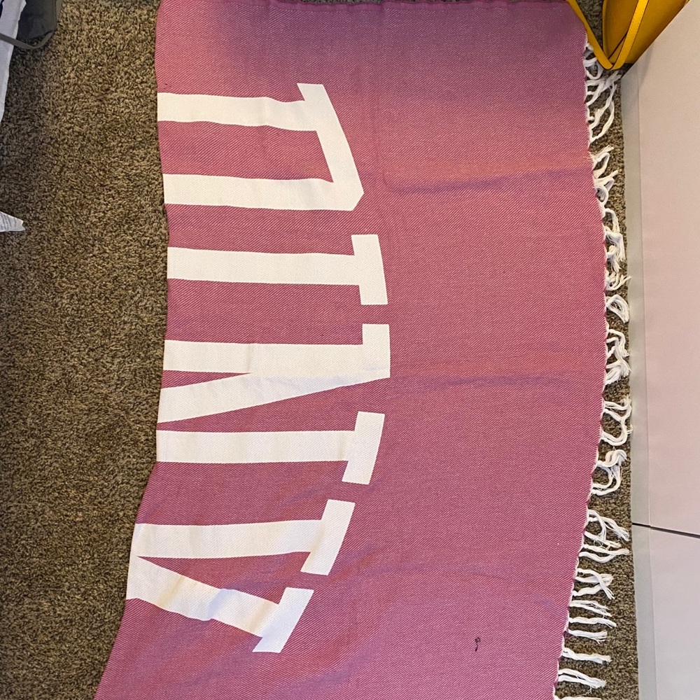 large “pink” beach throw / towel/ blanket